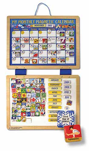 Magnetic Calendar-