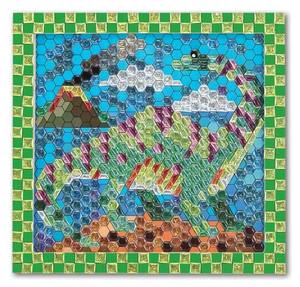 Peel & Stick by Number (Dino)-