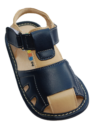 Navy/Tan 2Tone Sandal-