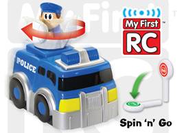 My First RC- Spin N Go Police Car-
