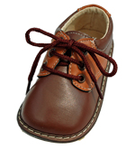 Brown Lace Up-