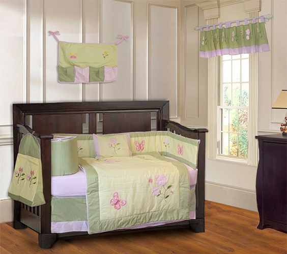 Daisy Butterfly 9pc crib set-