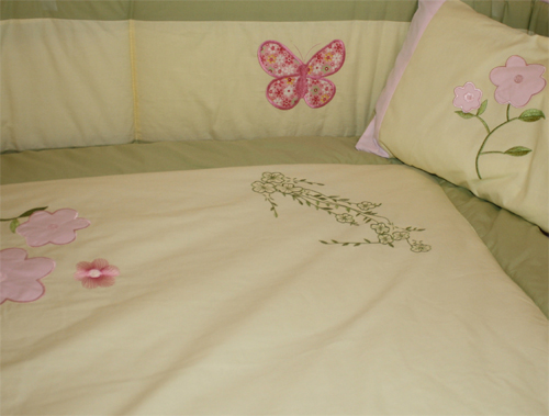 Daisy Butterfly 9pc crib set-
