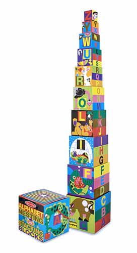 Alphabet Nesting & Stacking Blocks-