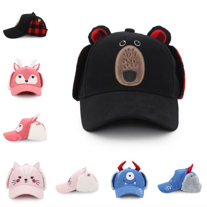 3D Caps with Earflaps