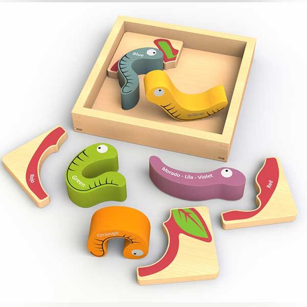 Color Crawler Wooden Puzzle