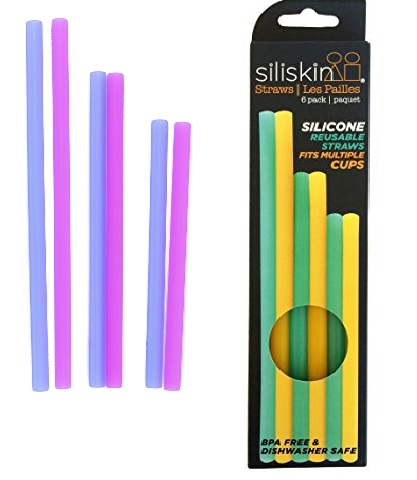 Siliskin Reusable Straws (6pk)